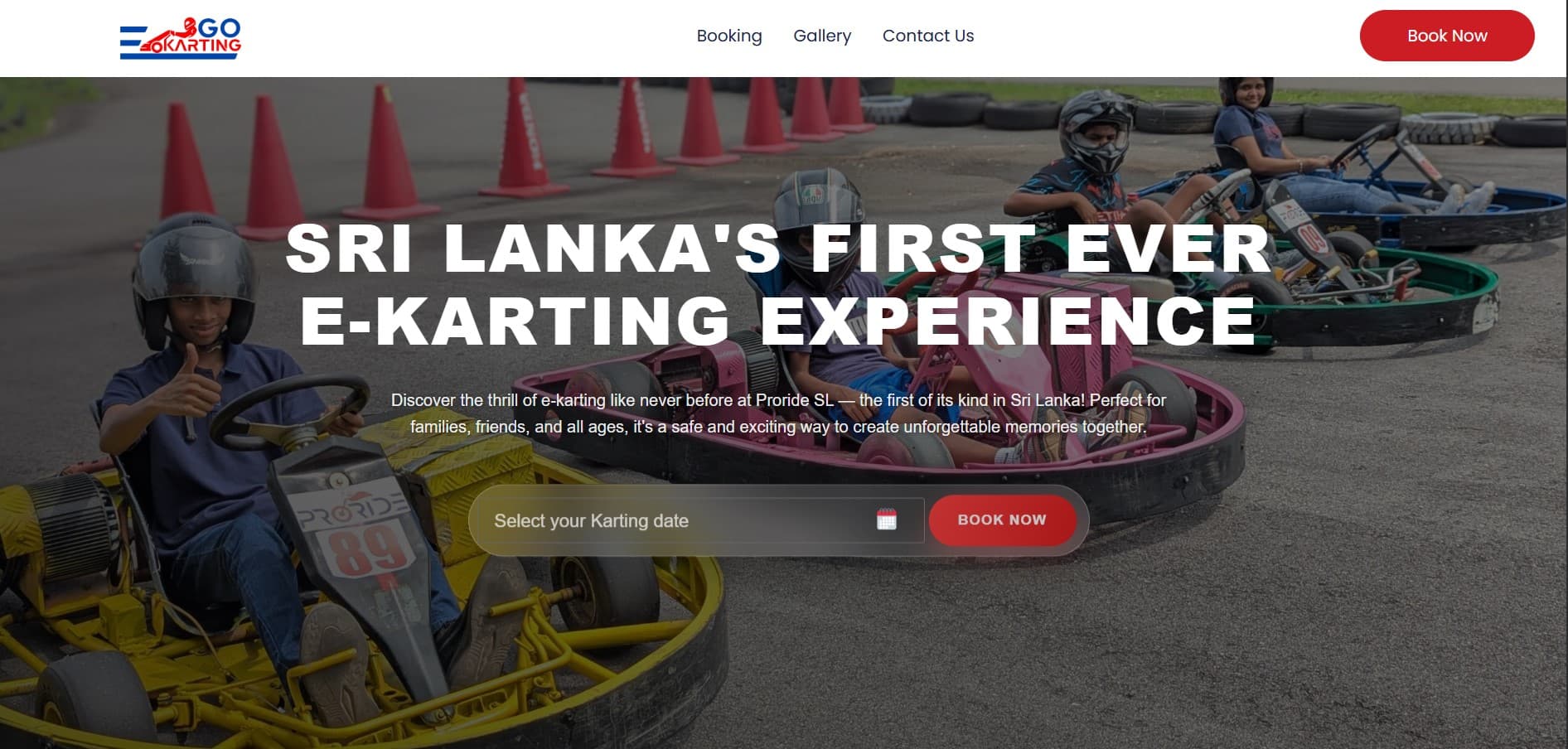 E-GoKarting Booking Website